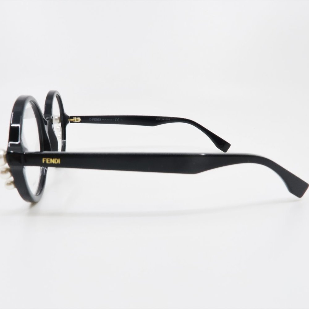 Fendi Black & Pearls Round Glasses FF 0298 807 - Picture 6 of 8